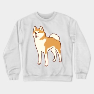 Cute japanese akita illustration Crewneck Sweatshirt